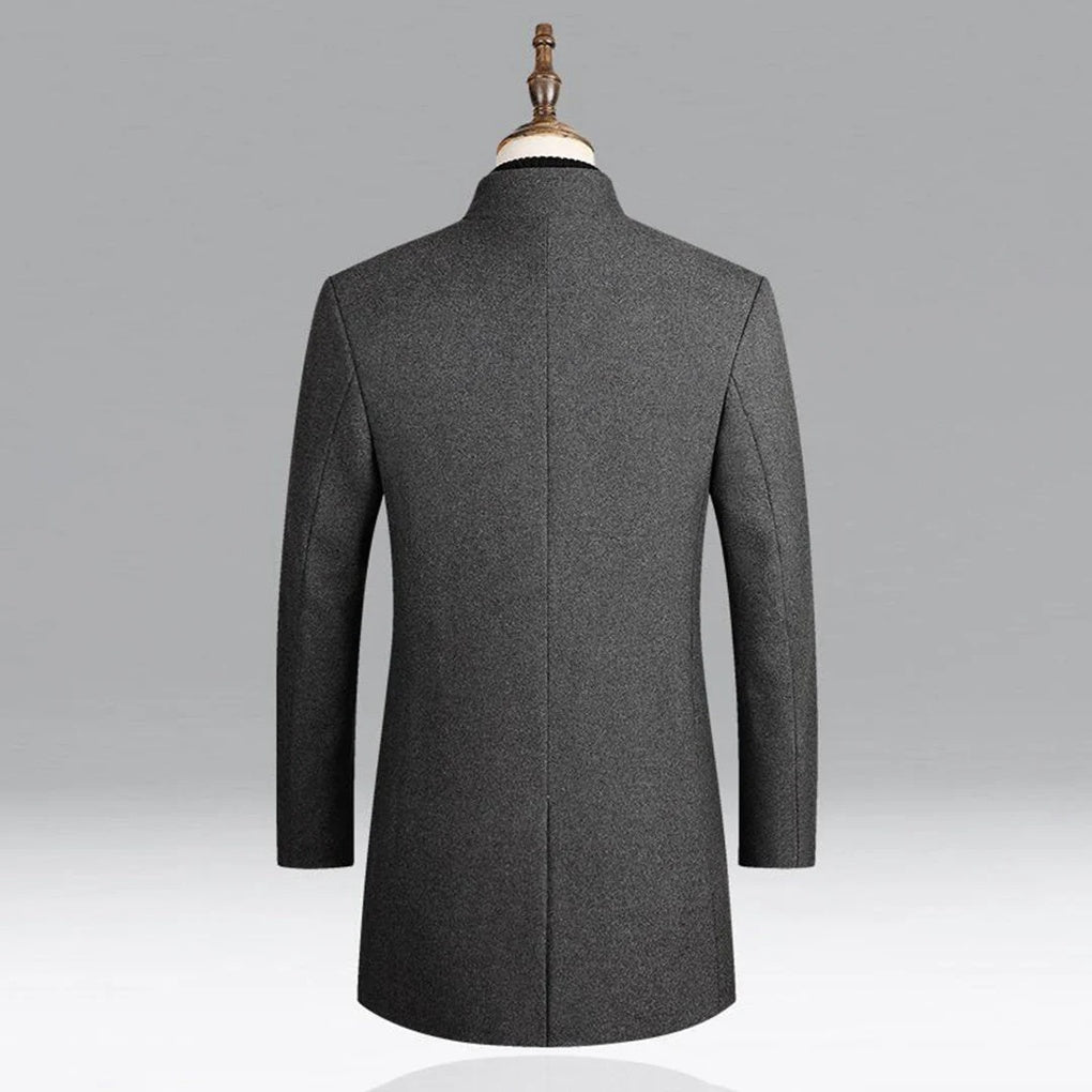 Cappotto classico elegante in lana da uomo