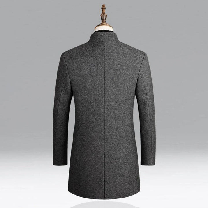 Cappotto classico elegante in lana da uomo