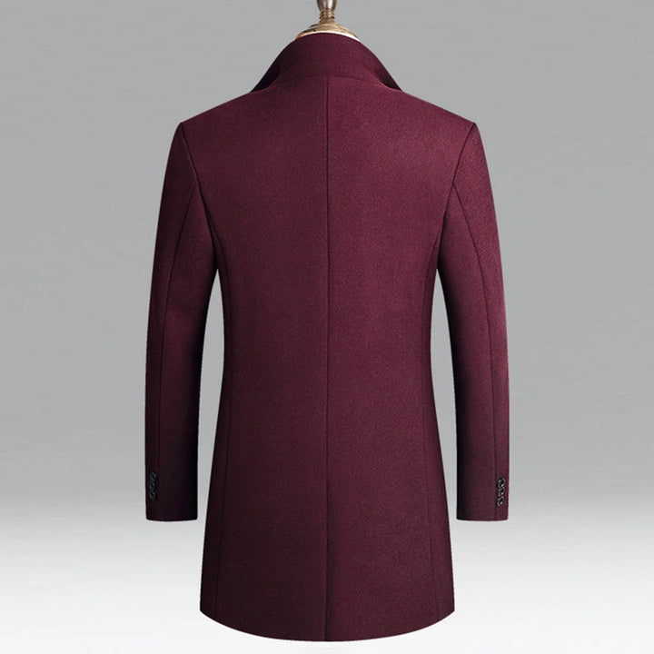 Cappotto classico elegante in lana da uomo