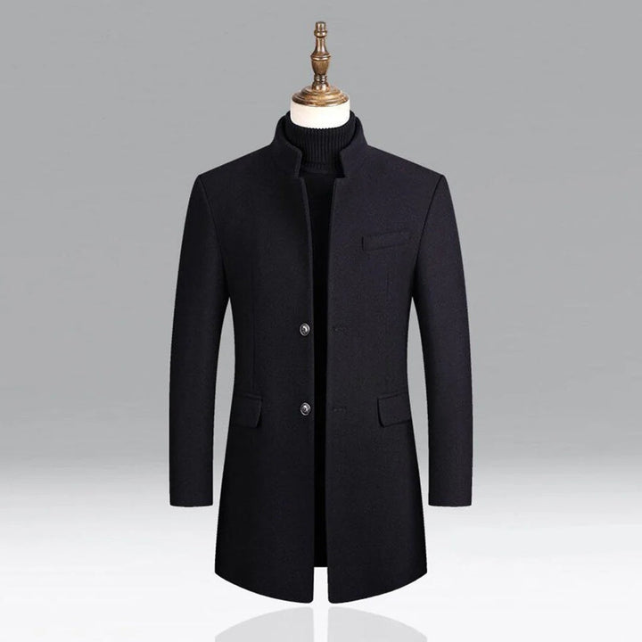 Cappotto classico elegante in lana da uomo