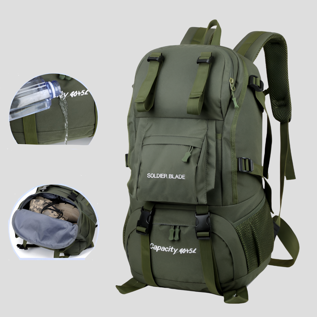 Zaino da trekking ultraleggero e impermeabile da 90 litri