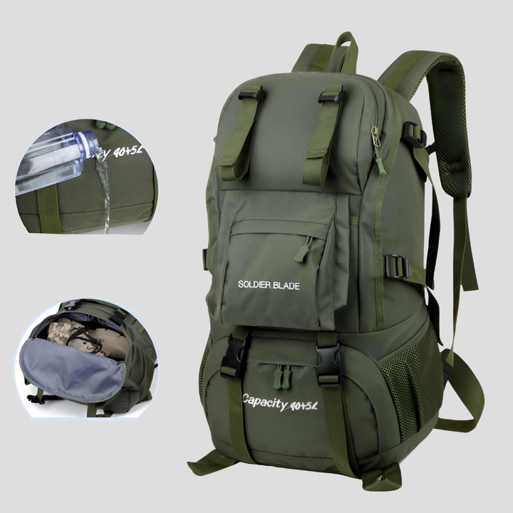Zaino da trekking ultraleggero e impermeabile da 90 litri
