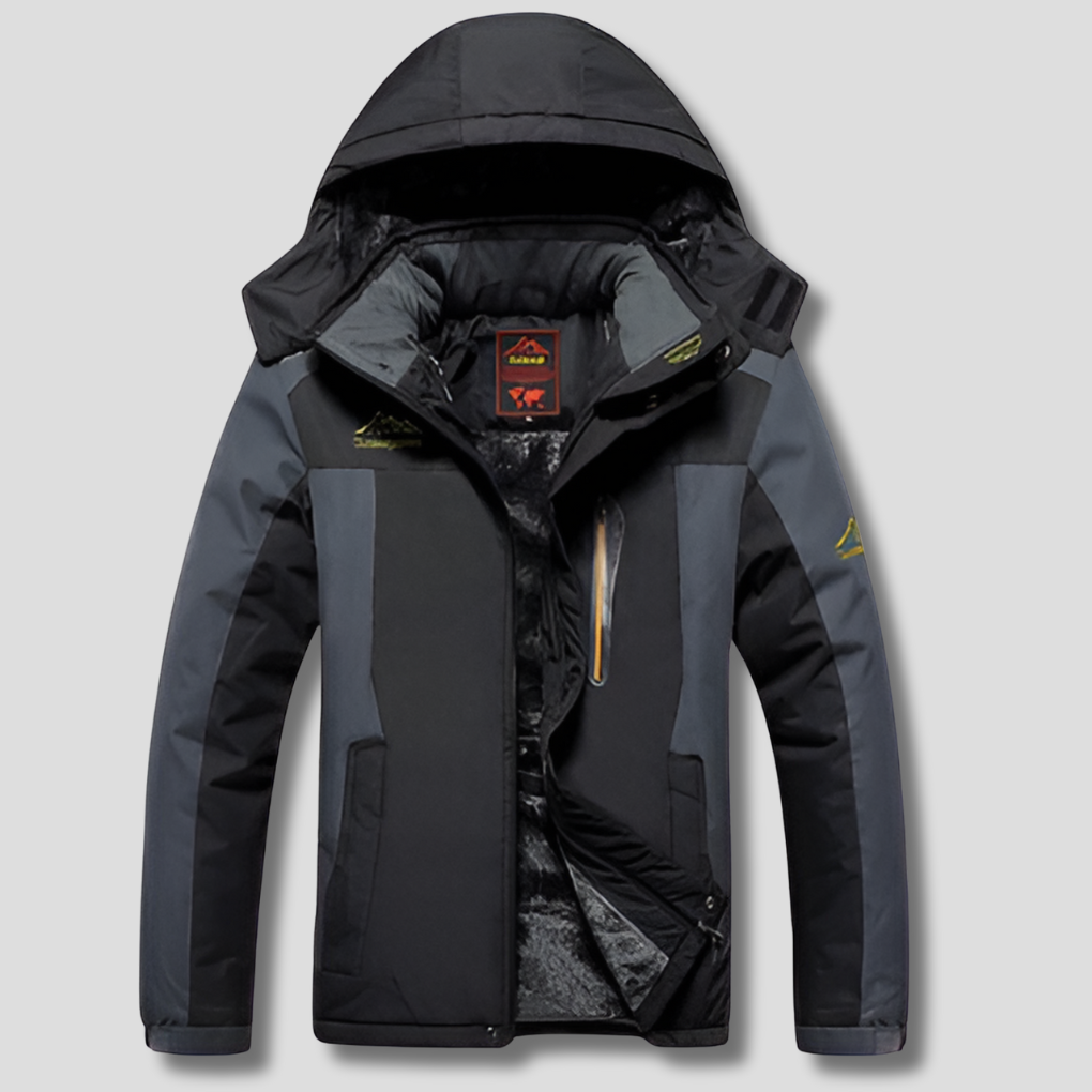 Giacca invernale da uomo: stile casual moderno con finitura impermeabile