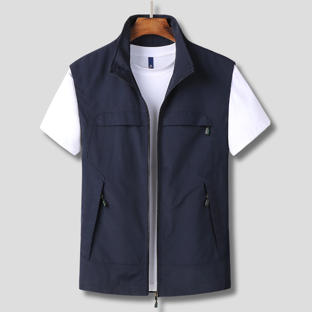 Gilet ad asciugatura rapida da uomo: design funzionale con stile attivo