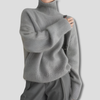 Maglione invernale spesso da donna in cashmere con collo alto