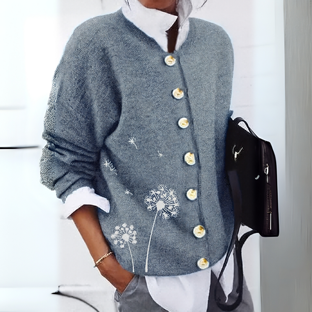 Cardigan Invernale a Maglia Comodo da Donna