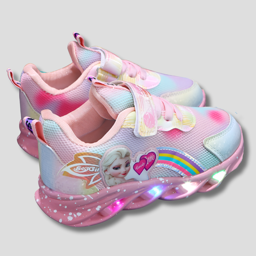 Sneakers colorate e luminose per bambini