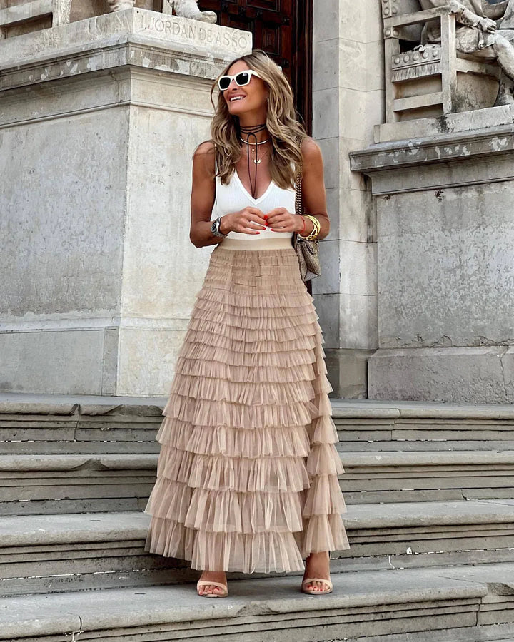 Maxi gonna in tulle