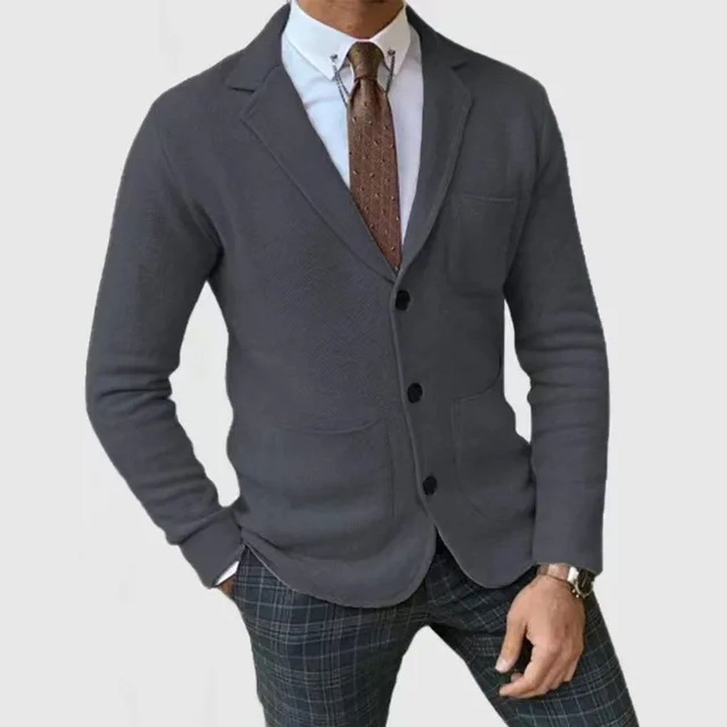 Blazer in maglia da uomo
