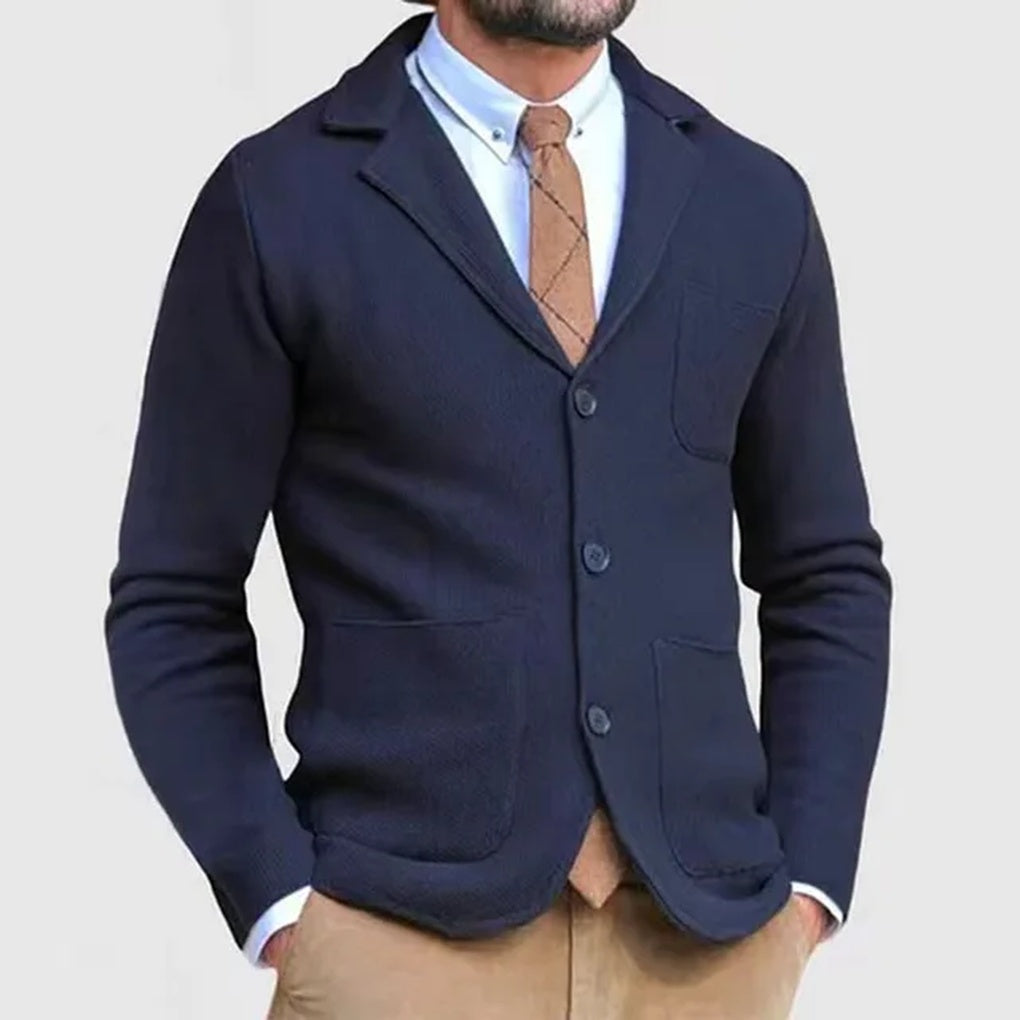 Blazer in maglia da uomo