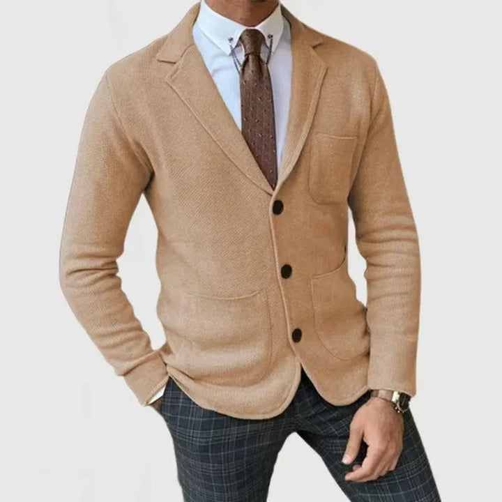 Blazer in maglia da uomo