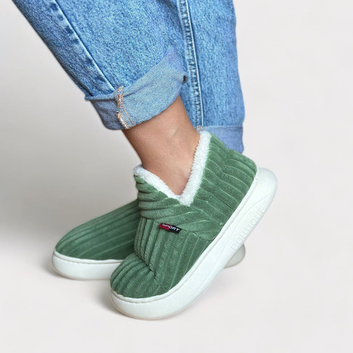 Pantofole ergonomiche ultra calde in pelliccia