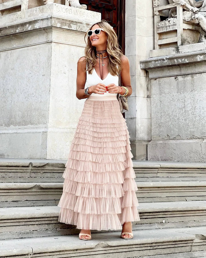 Maxi gonna in tulle