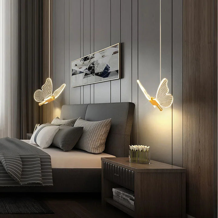 Lampada a sospensione a farfalla a LED magica