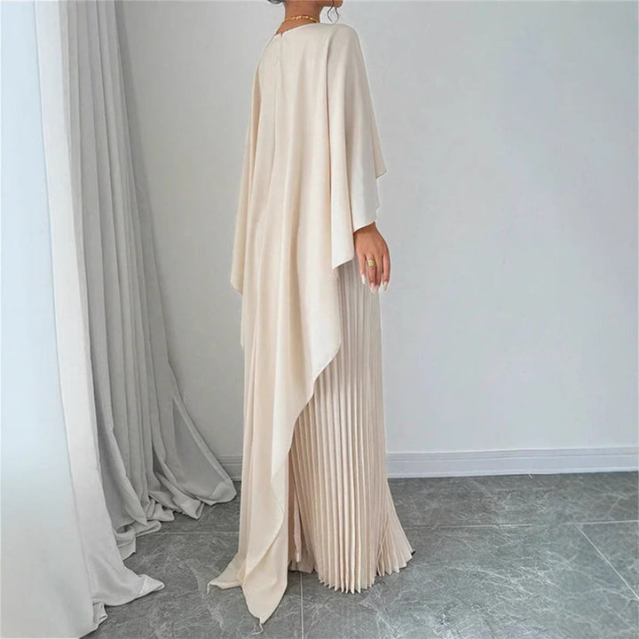Abito lungo da donna con collo alto
