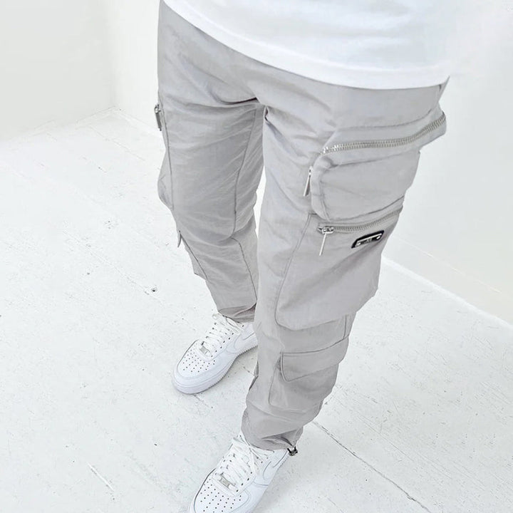 Pantaloni cargo multitasche da uomo dalla vestibilità classica