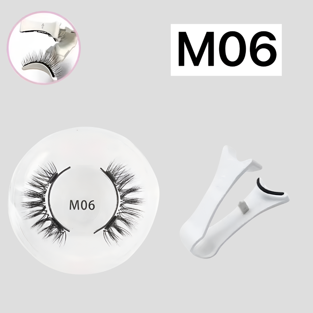 Set di ciglia magnetiche e pinzette riutilizzabili