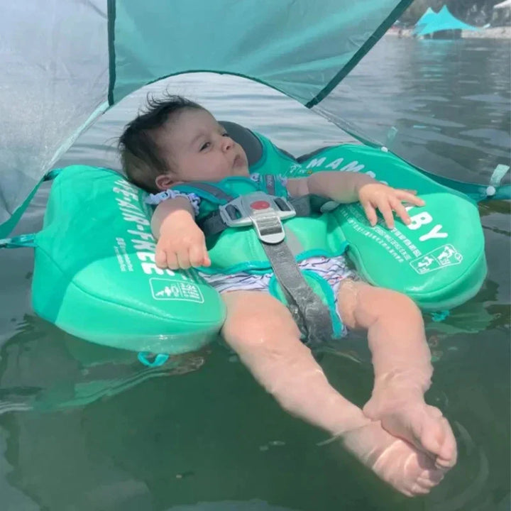 Anello da nuoto per bambini e ragazzi con parasole