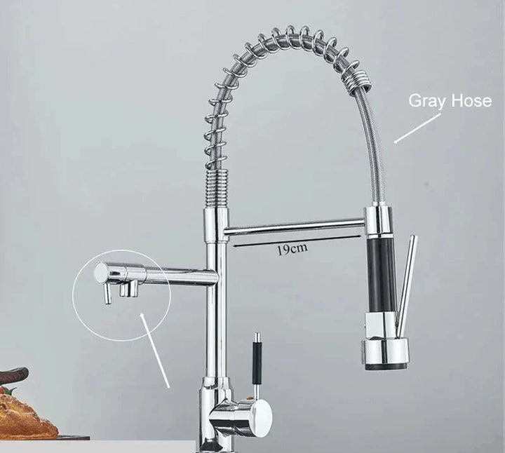 Rubinetto da cucina girevole a 360°