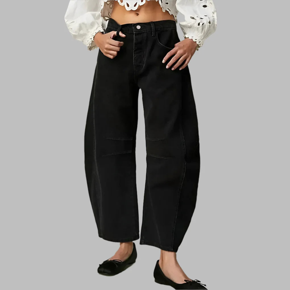Jeans a gamba larga da donna