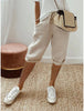 Pantaloni estivi eleganti in lino da donna