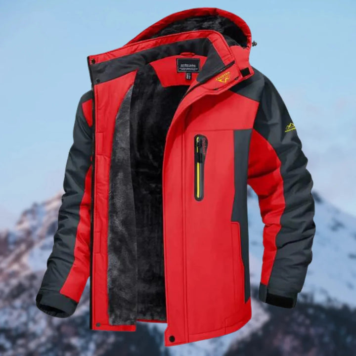 Giacca invernale da uomo: stile casual moderno con finitura impermeabile
