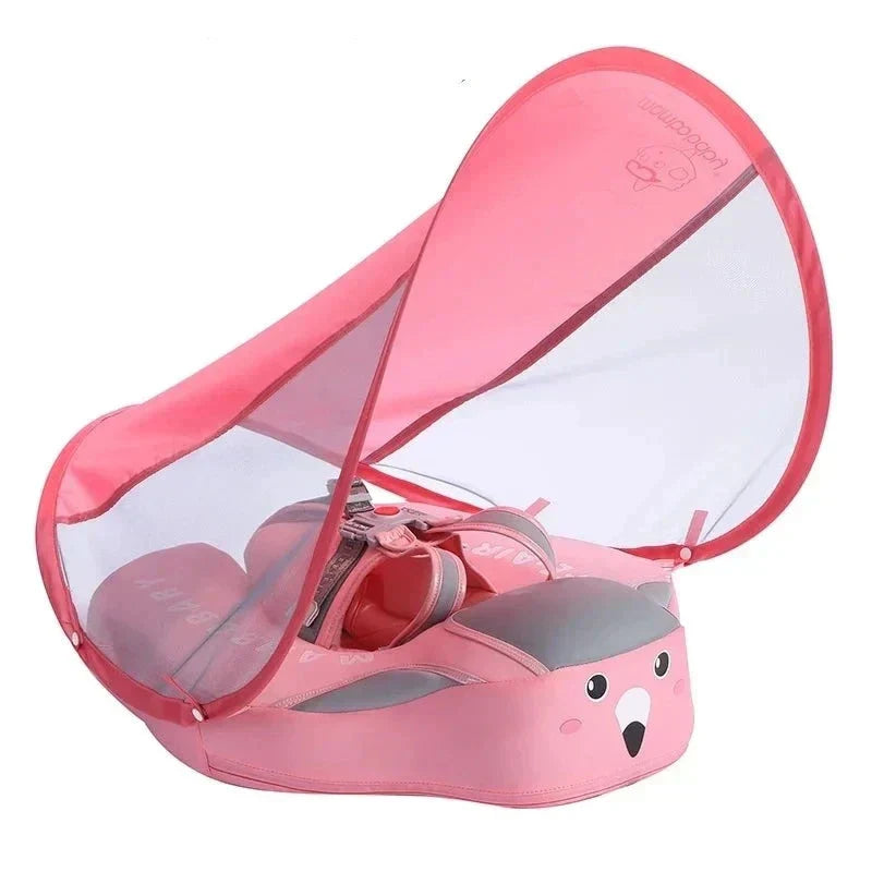 Anello da nuoto per bambini e ragazzi con parasole