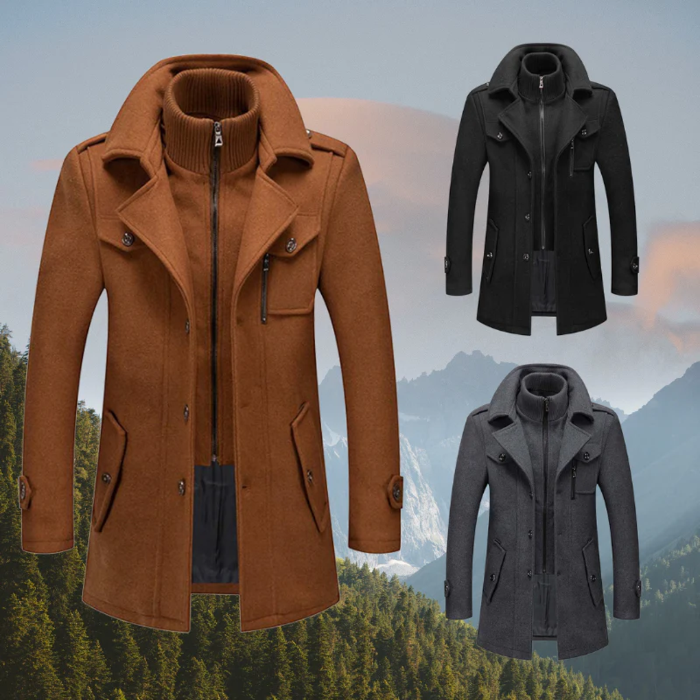 Cappotto da uomo: design alla moda con fascino moderno