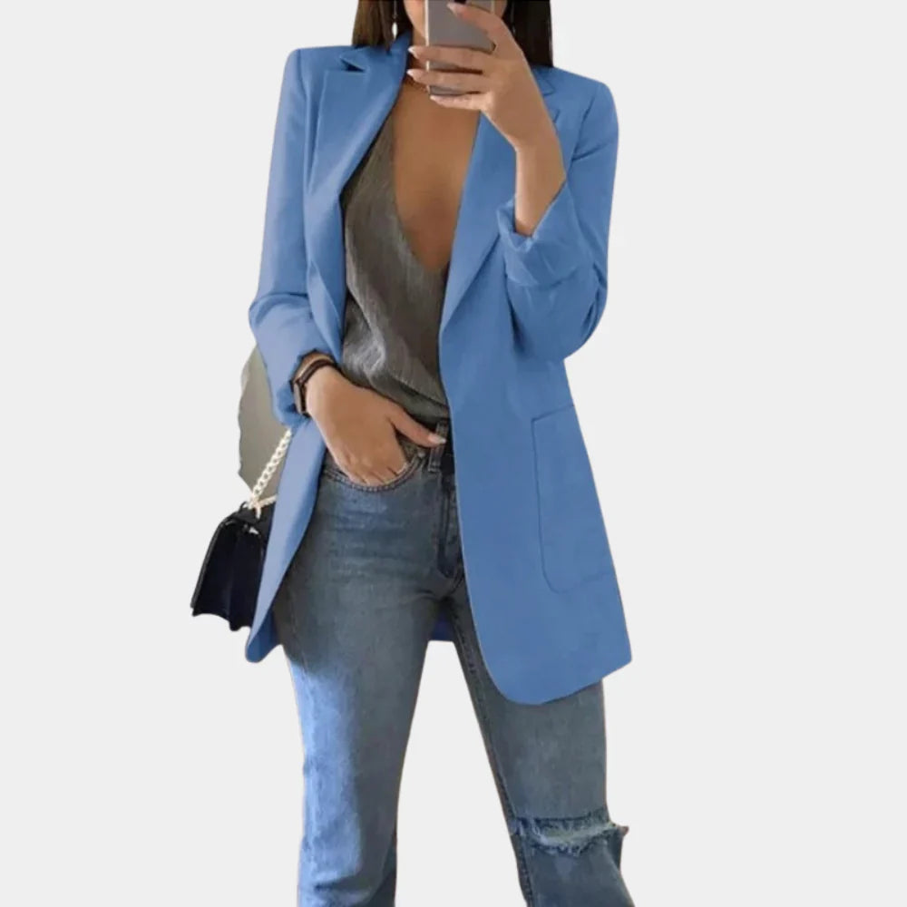 Elise - Blazer Lungo Slim Fit per Donna