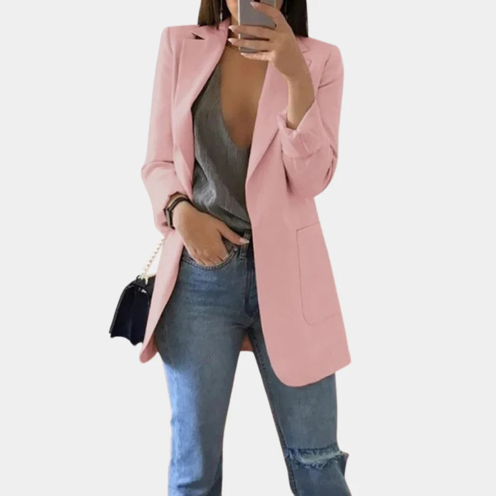 Elise - Blazer Lungo Slim Fit per Donna