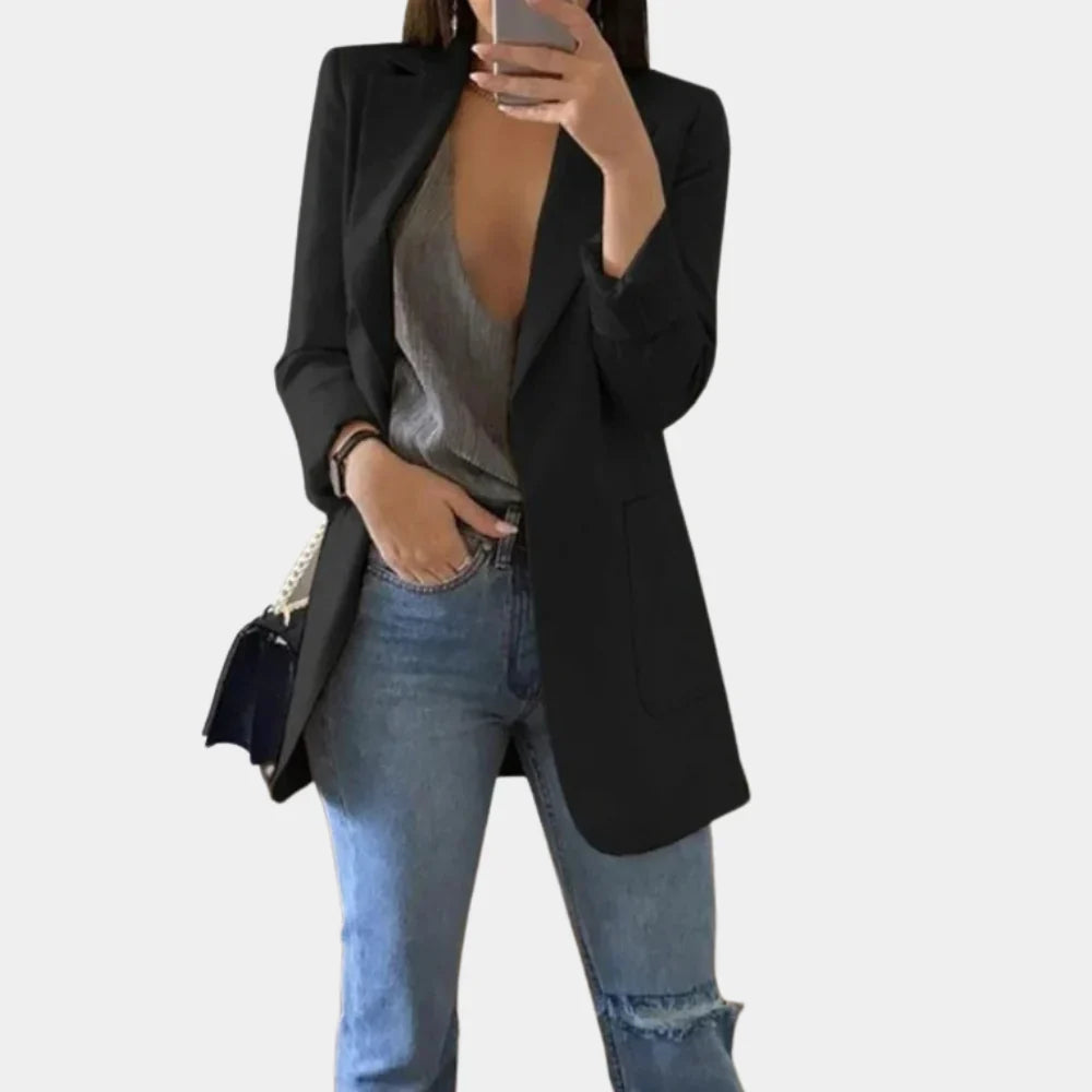 Elise - Blazer Lungo Slim Fit per Donna