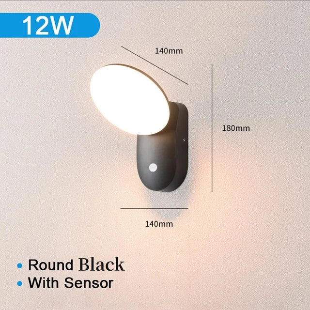 Lampada da parete impermeabile per esterni