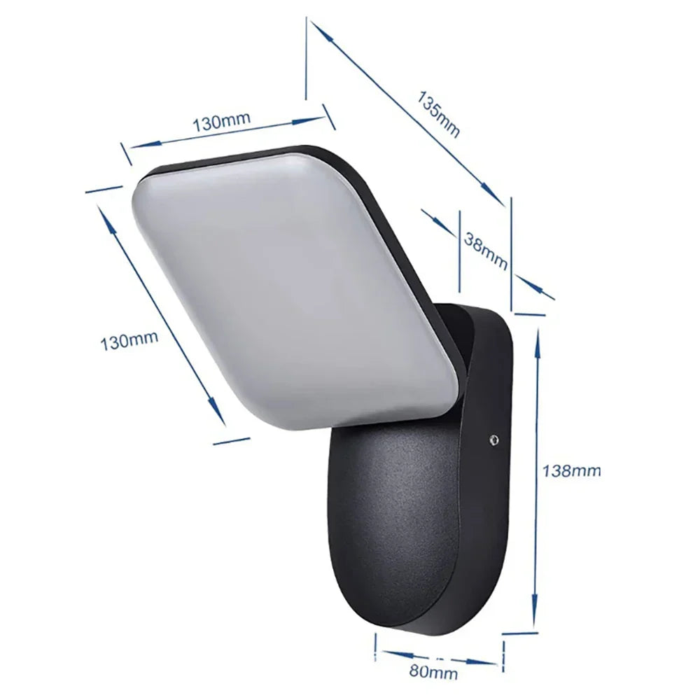Lampada da parete impermeabile per esterni