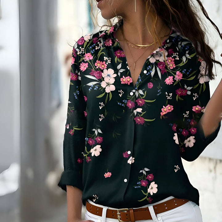 Blusa Casual da Donna con Motivo Stampato