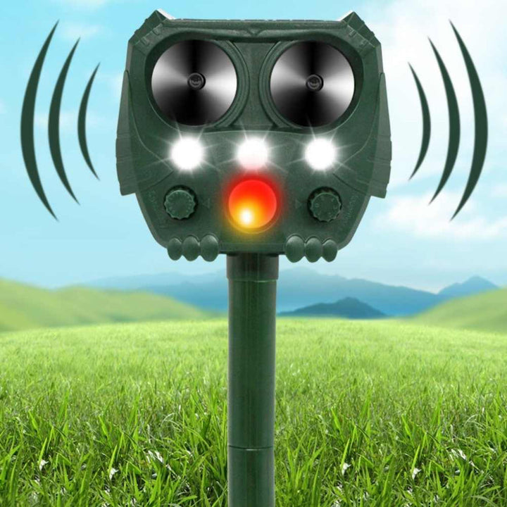 Repellente ad ultrasuoni per gatti, cani, volpi e ratti