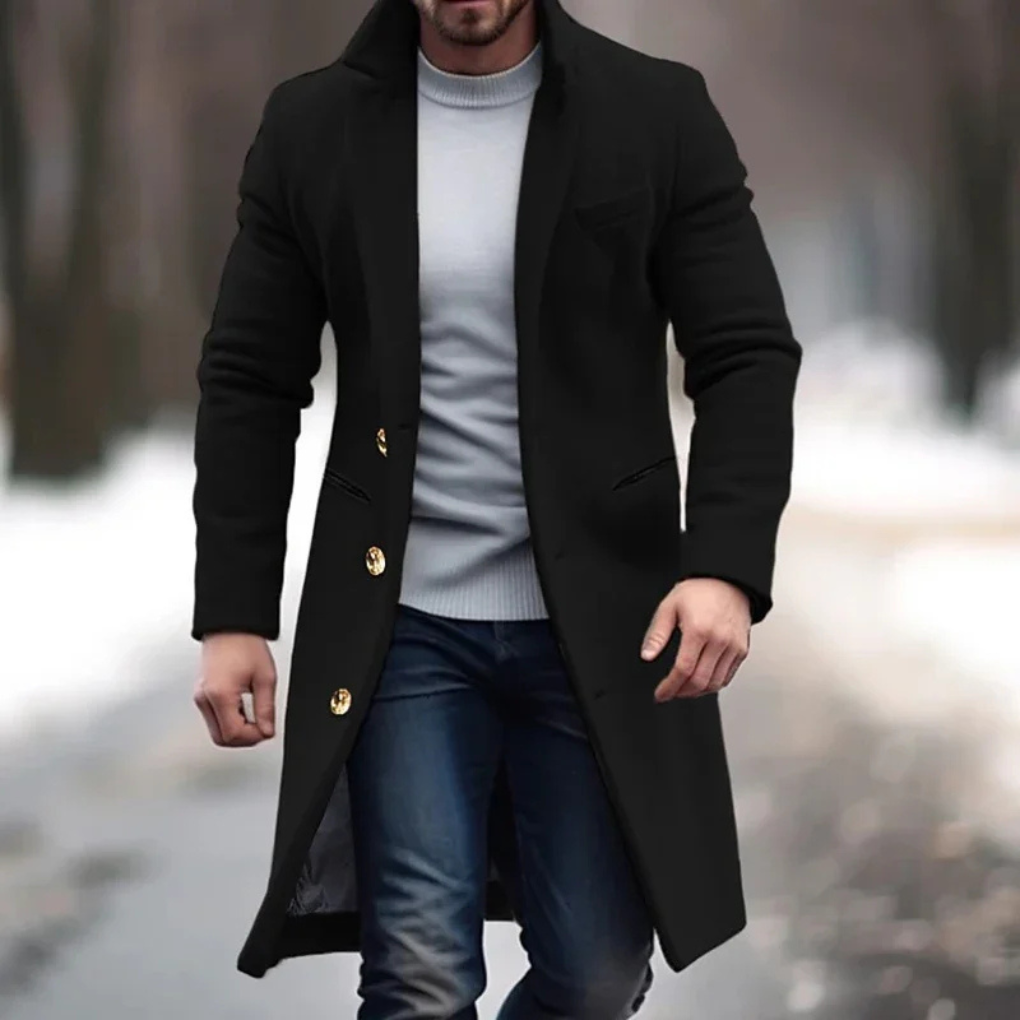 Cappotto in misto lana da uomo: un capo elegante per le giornate più fredde