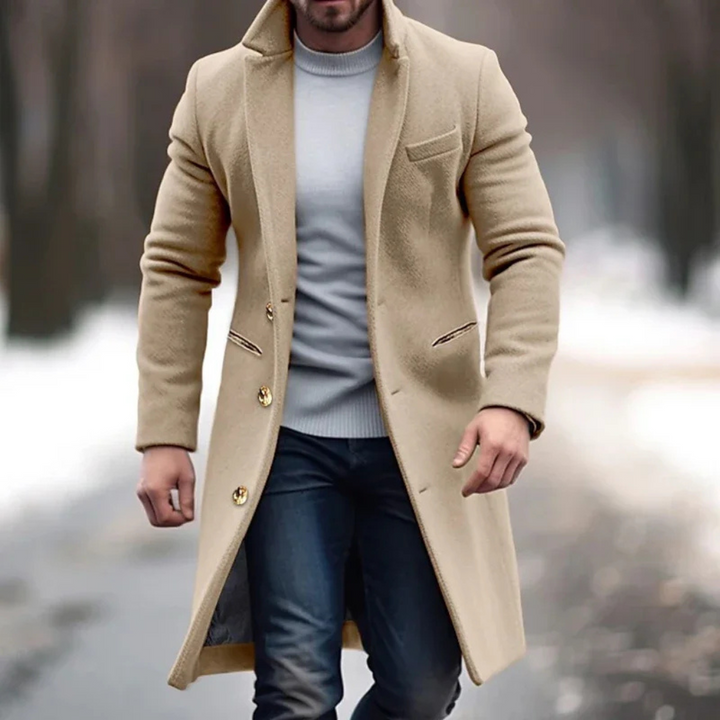 Cappotto in misto lana da uomo: un capo elegante per le giornate più fredde