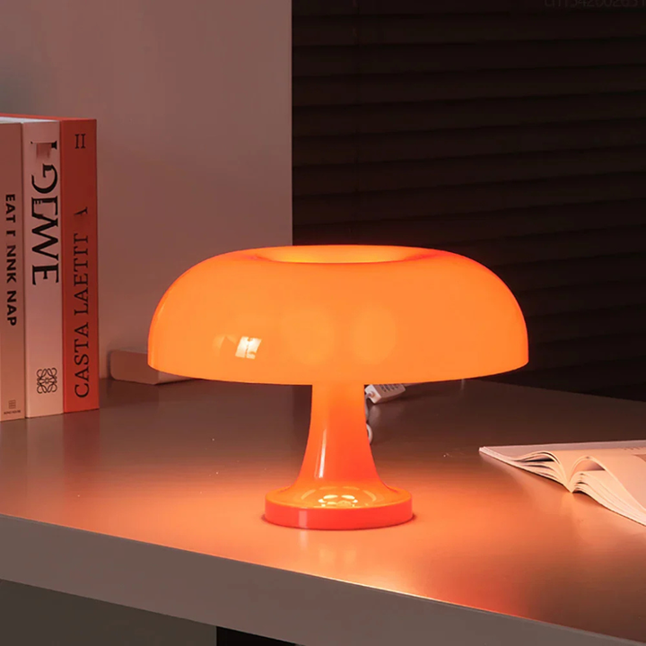 Lampada da tavolo retrò a forma di fungo