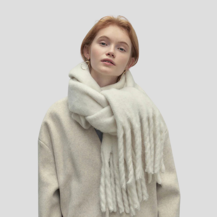 Sciarpa con nappe da donna