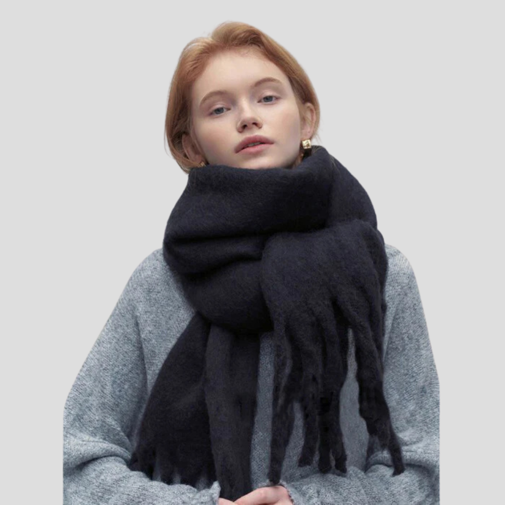 Sciarpa con nappe da donna