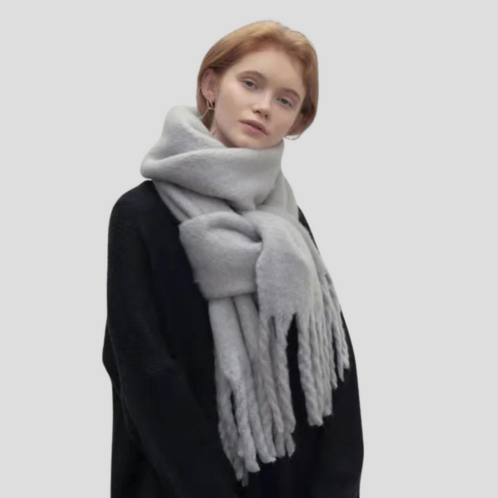 Sciarpa con nappe da donna