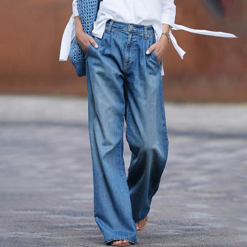 Jeans larghi da donna