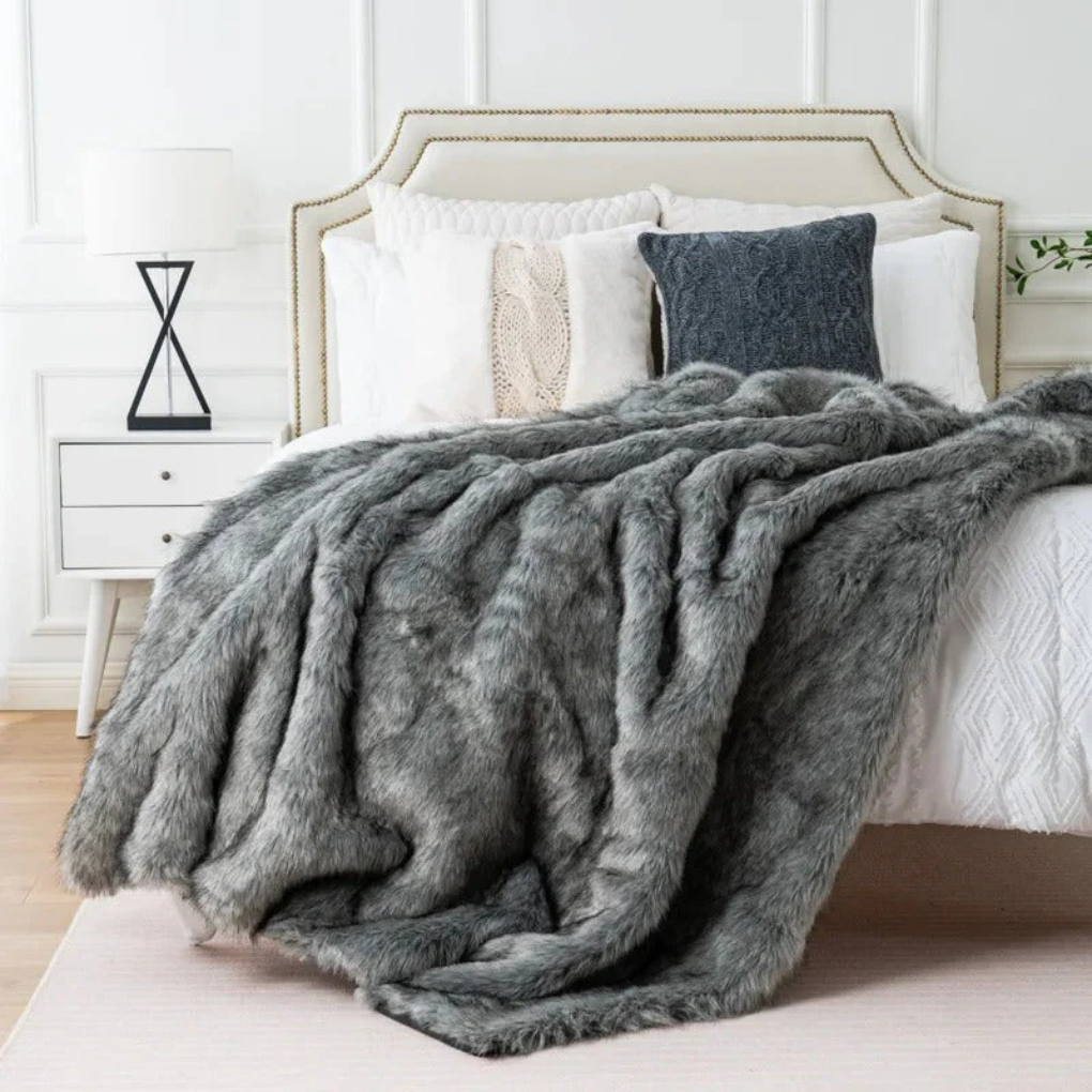 Coperta in pelliccia sintetica
