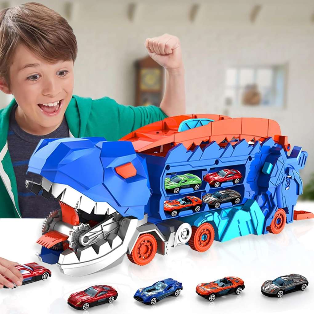 Camion trasportatore per pista da corsa Dino City