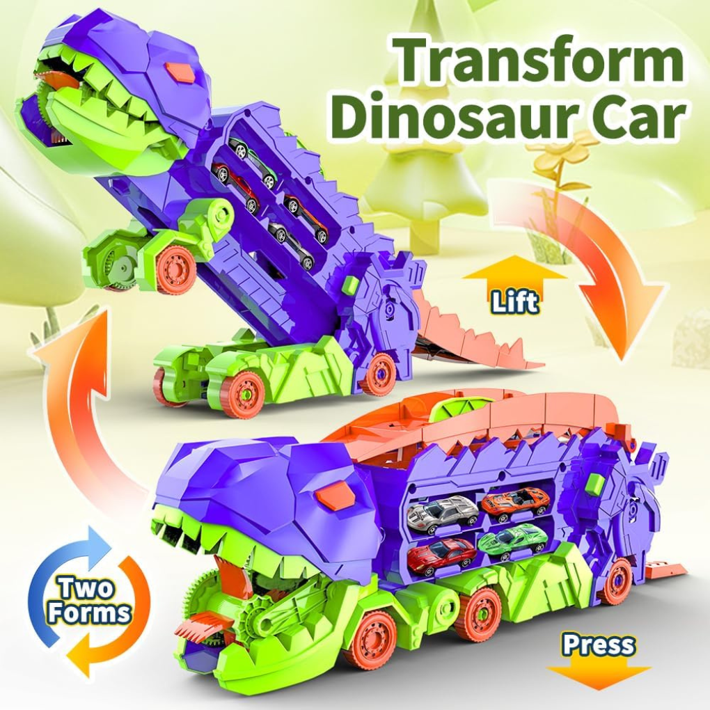 Camion trasportatore per pista da corsa Dino City