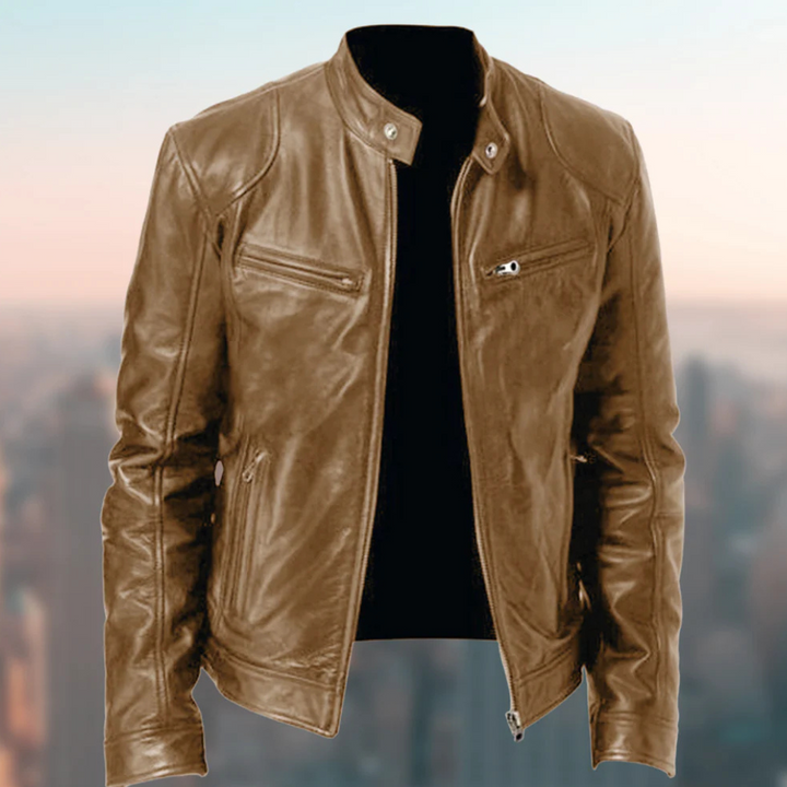 Giacca in pelle da uomo – Design elegante