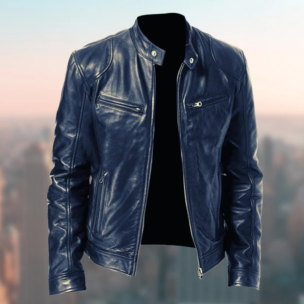 Giacca in pelle da uomo – Design elegante