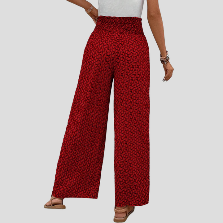 Pantaloni con stampa geometrica moderna