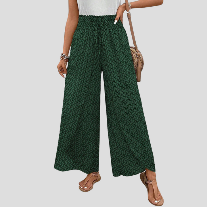 Pantaloni con stampa geometrica moderna