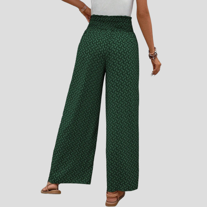 Pantaloni con stampa geometrica moderna